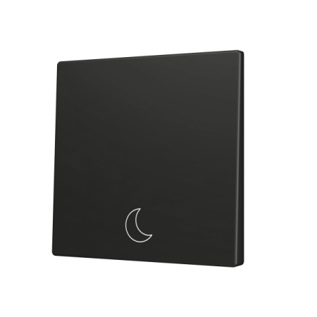 Zennio ZS70CSOFT11AC ZS70, Накладка для простых кнопок KNX Soft 70x70 мм, Наклон вниз, Антрацит, На заказ