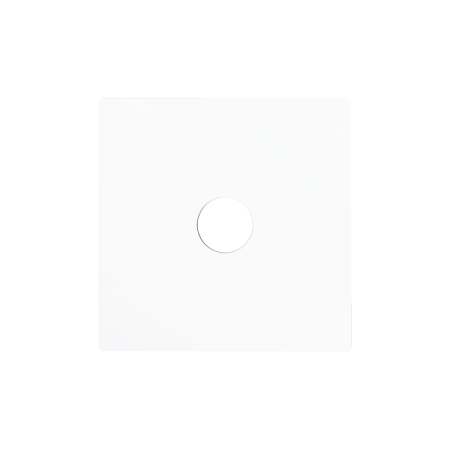 Zennio 830002709 ZS55, Крышка для разъема 3,5 мм 55x55 мм, Матовый белый