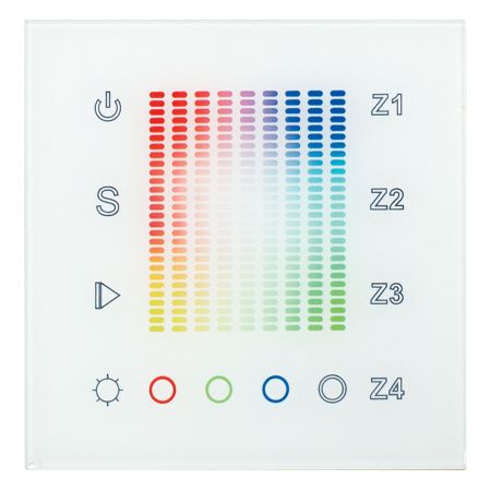 Оборудование Arlight 018202 Панель Sens SR-2831AC-RF-IN White (220V,RGB,4зоны) (Arlight, IP20 Пластик, 3 года) по выгодной цене. Купить в Москве со скидкой.