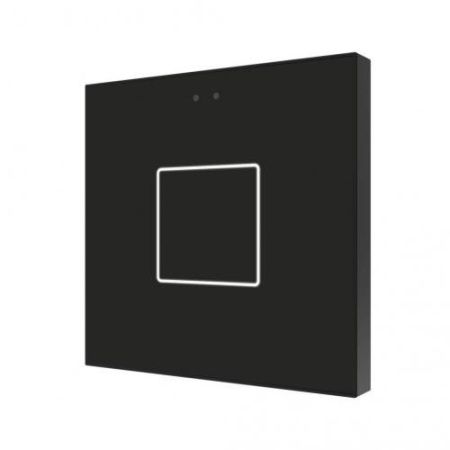 Zennio Выключатель KNX сенсорный с подсветкой, цвет: Чёрный ZVI-F1-A