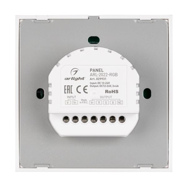 Оборудование Arlight 029931 Панель ARL-2022-RGB (12-24V, 3x4A, Sens) (Arlight, IP20 Пластик, 3 года) по выгодной цене. Купить в Москве со скидкой.