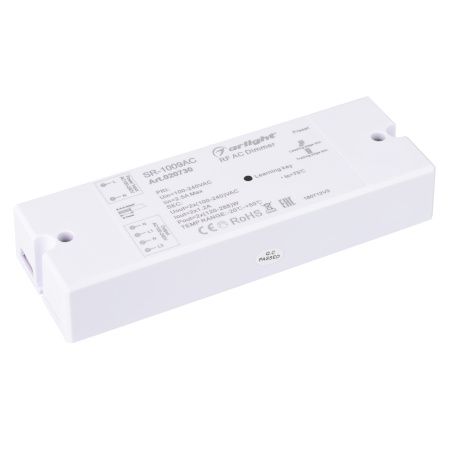 Arlight 020730 Диммер SR-1009AC (230V, 2x1.2A) (Arlight, IP20 Пластик, 3 года)