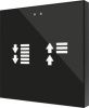 Zennio Выключатель сенсорный KNX Flat F2, 2-кнопочный, цвет: Цвет на выбор ZVI-F2