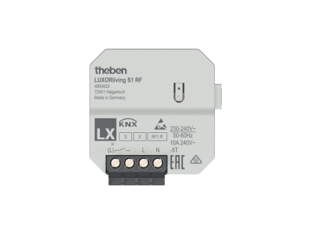 Theben 4800620 Беспроводные бинарные выходы, 1 канал, для системы LUXORliving LUXORliving S1 RF