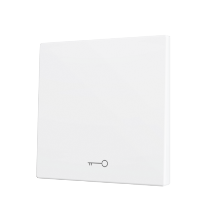 Zennio ZS70CSOFT11KMW ZS70, Крышка для кнопки Simple KNX Soft 70x70 мм, Наклон вниз, Значок клавиши, Матовый белый