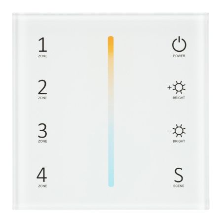 Оборудование Arlight 027118 Панель Sens SMART-P38-MIX White (230V, 4 зоны, 2.4G) (Arlight, IP20 Пластик, 5 лет) по выгодной цене. Купить в Москве со скидкой.