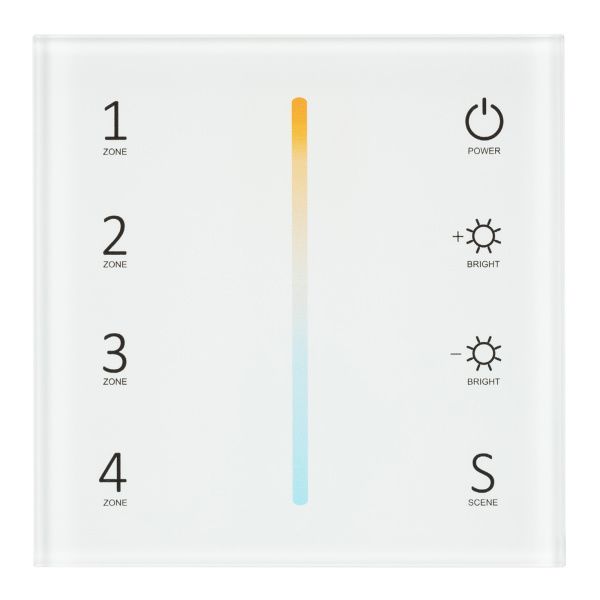 Оборудование Arlight 027118 Панель Sens SMART-P38-MIX White (230V, 4 зоны, 2.4G) (Arlight, IP20 Пластик, 5 лет) по выгодной цене. Купить в Москве со скидкой.