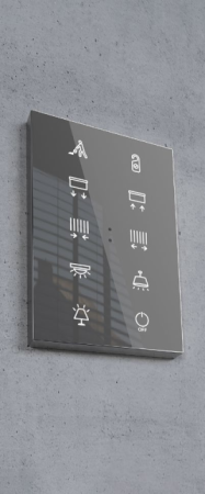 Оборудование Zennio Flat XL X6. Стеклянный сенсорный выключатель - 6 кнопки, цвет: произвольный ZVIFXLX6 по выгодной цене. Купить в Москве со скидкой.