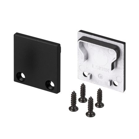 Arlight 029180 Заглушка SL-LINE-2011M SQUARE BLACK глухая (Arlight, Пластик)