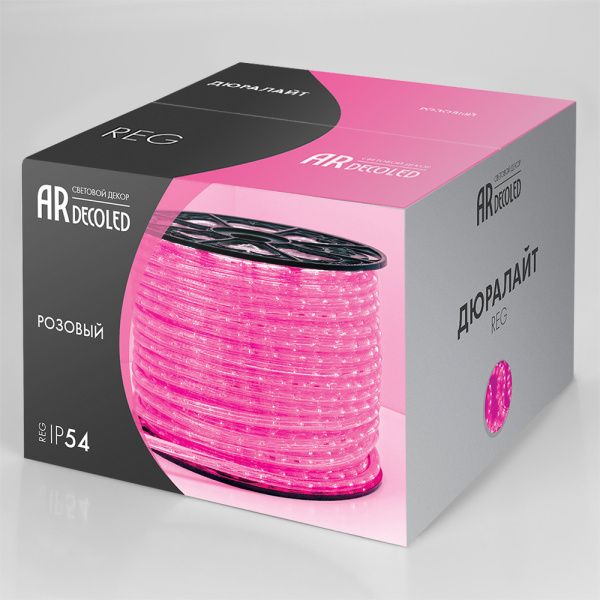 Оборудование Arlight 025271 Дюралайт ARD-REG-LIVE Pink (220V, 24 LED/m, 100m) (Ardecoled, Закрытый) по выгодной цене. Купить в Москве со скидкой.