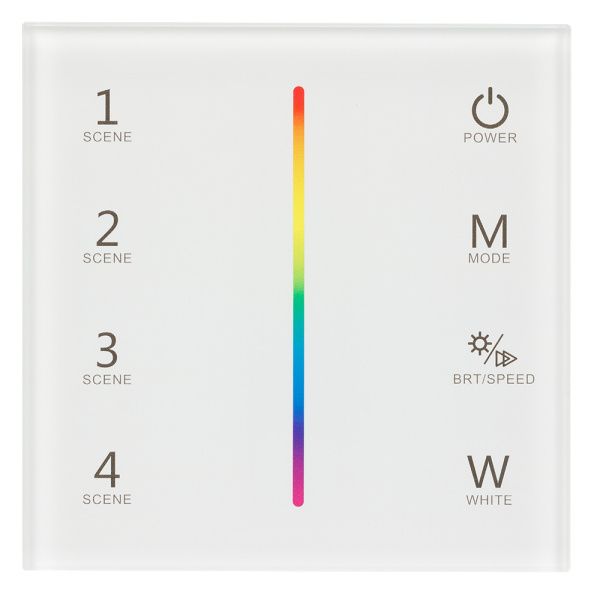 Оборудование Arlight 025168 Панель Sens SMART-P22-RGBW White (12-24V, 4x3A, 2.4G) (Arlight, IP20 Пластик, 5 лет) по выгодной цене. Купить в Москве со скидкой.