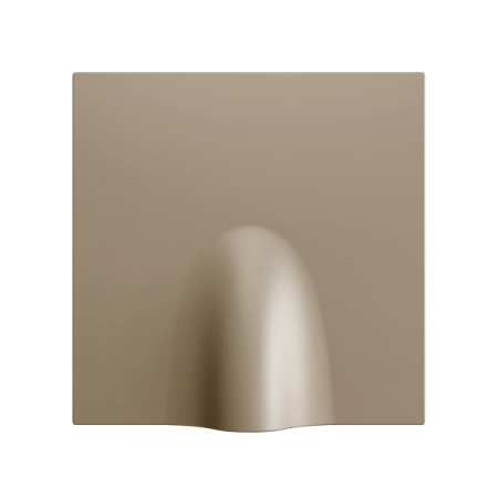 Zennio ZS70CCOC ZS70, Крышка кабельного вывода 70x70 мм, Шампанское