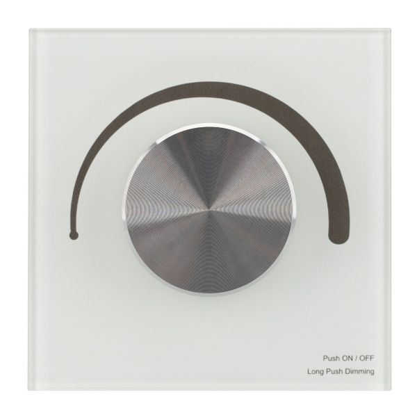 Оборудование Arlight 028432 Панель SMART-P98-DIM-G-IN White (230V, 1.5A, 0/1-10V, Rotary, 2.4G) (Arlight, Стекло) по выгодной цене. Купить в Москве со скидкой.