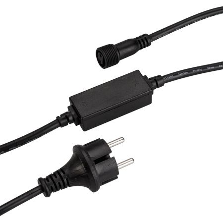 Arlight 025651 Шнур питания ARD-CLASSIC-BALL-STD-1.5M Black (230V, 1.6A) (Ardecoled, Закрытый)