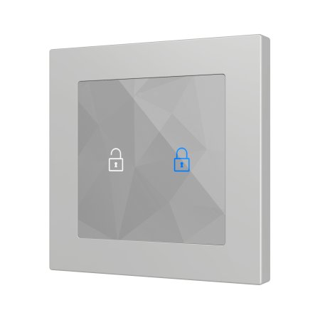 Zennio ZVIFR55X2C360 Плоский RGB 55X2. Стеклянная емкостная кнопка 55x55, 2 кнопки, 360° настройка