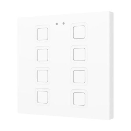 Zennio ZVIT8W Tecla 8. PC-ABS Емкостная кнопка - 8 кнопок - Белый