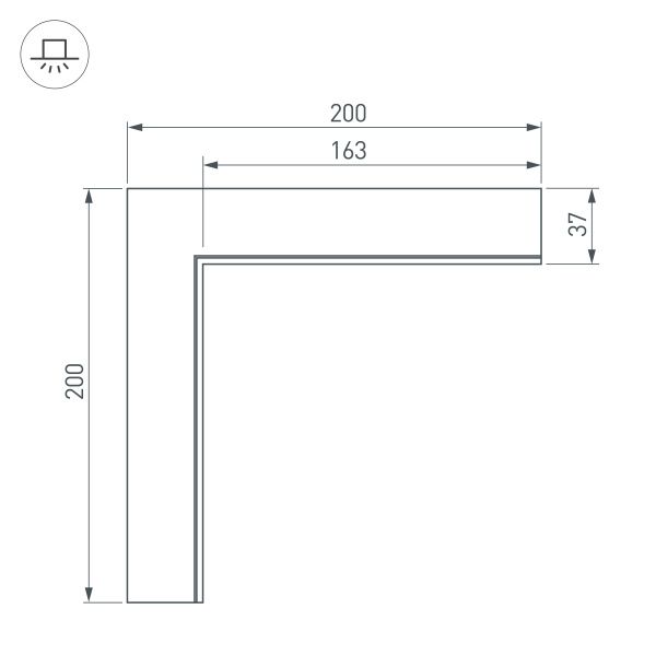 Оборудование Arlight 030103 Угол SL-LINIA45-FANTOM внутренний (Arlight, Металл) по выгодной цене. Купить в Москве со скидкой.