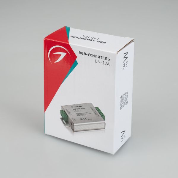 Оборудование Arlight 016919 RGB-усилитель LN-12A (12-24V, 144-288W) (Arlight, IP20 Металл, 1 год) по выгодной цене. Купить в Москве со скидкой.