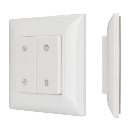 Arlight 028300 Панель SMART-P46-DIM-P-SUF (3V, 1 зона, Knob, 2.4G) (Arlight, Пластик)