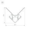Оборудование Arlight 023889 Профиль ARH-DECORE-S12-EXT-2000 ANOD внешний (Arlight, Алюминий) по выгодной цене. Купить в Москве со скидкой.