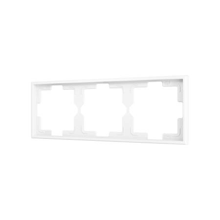 Zennio ZS70FM3MW ZS70, Рамка на 3 розетки, Матовый белый