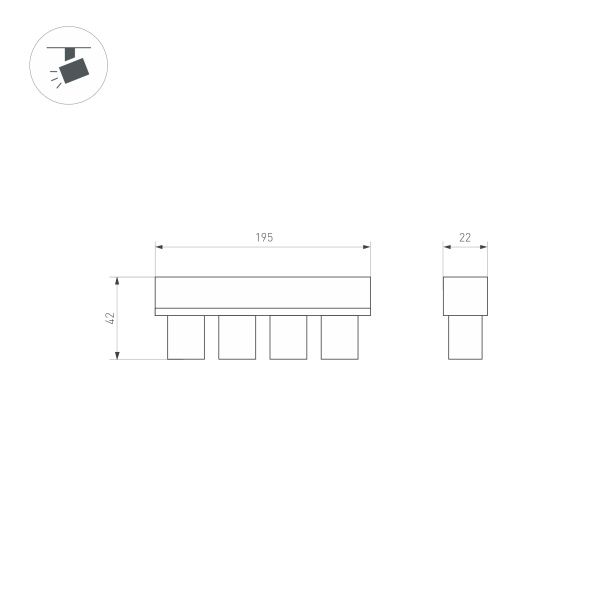 Оборудование Arlight 037328 Светильник MAG-ORIENT-KRATER-L195-12W Warm3000 (WH, 25 deg, 48V) (Arlight, IP20 Металл, 3 года) по выгодной цене. Купить в Москве со скидкой.