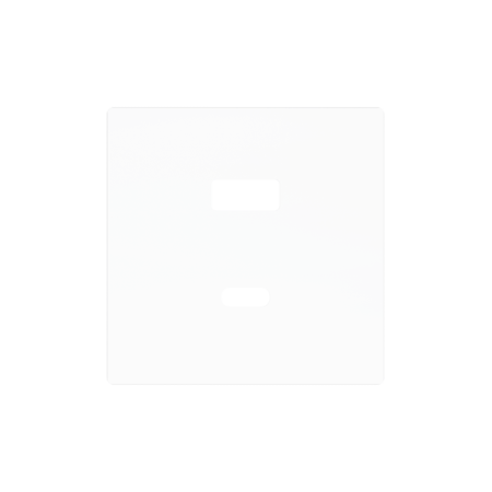 Zennio ZS55C2UCAMW ZS55, Накладка на двойной переключатель 55x55 мм, Мокко, На заказ