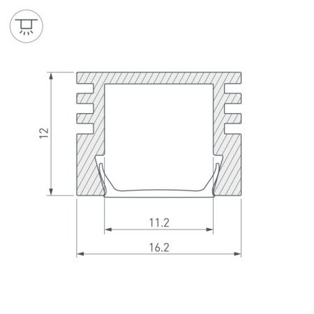 Оборудование Arlight 021111 Профиль PDS-S-3000 ANOD Black (ARL, Алюминий) по выгодной цене. Купить в Москве со скидкой.