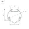 Оборудование Arlight 025482 Профиль ROUND-D18-2000 ANOD (Arlight, Алюминий) по выгодной цене. Купить в Москве со скидкой.
