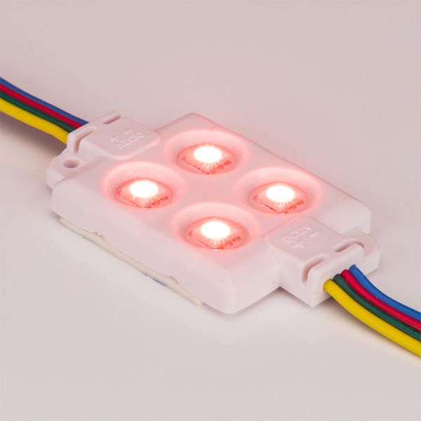 Оборудование Arlight 024788 Модуль герметичный ARL-LM5050-4 RGB 12V (Arlight, Закрытый) по выгодной цене. Купить в Москве со скидкой.