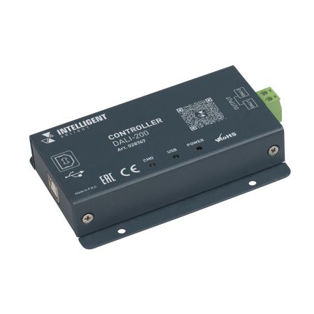 Arlight 028767 INTELLIGENT ARLIGHT Контроллер DALI-200 (IARL, IP20 Металл, 1 год)
