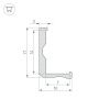 Оборудование Arlight 026689 Профиль ALM-BASE-H10-2000 (ARL, Алюминий) по выгодной цене. Купить в Москве со скидкой.