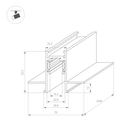 Оборудование Arlight 035797 Трек встраиваемый MAG-ORIENT-TRACK-2652-FDW-2000 (WH) (Arlight, IP20 Металл, 3 года) по выгодной цене. Купить в Москве со скидкой.