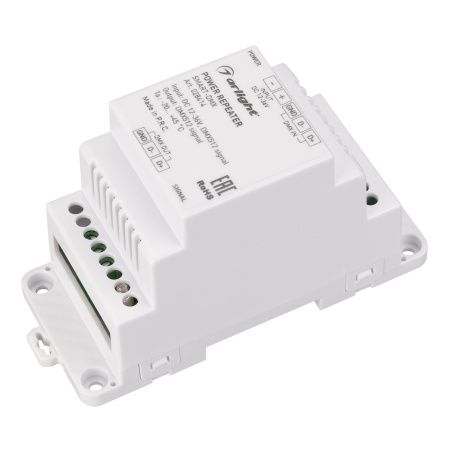 Arlight 028414 Усилитель SMART-DMX (12-36V, 1CH, DIN) (Arlight, IP20 Пластик, 5 лет)