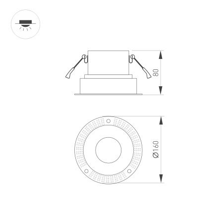 Оборудование Arlight 031706 Корпус PLURIO-BASE-BUILT-TRIMLESS-R160 (BK, 1-2, 200mA) (Arlight, IP20 Металл, 3 года) по выгодной цене. Купить в Москве со скидкой.