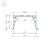 Оборудование Arlight 019881 Профиль KLUS-POWER-RW70F-2000 ANOD (Arlight, Алюминий) по выгодной цене. Купить в Москве со скидкой.