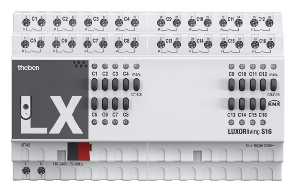 Оборудование Theben 4800429 16-канальные бинарные выходы LUXORliving S16 по выгодной цене. Купить в Москве со скидкой.