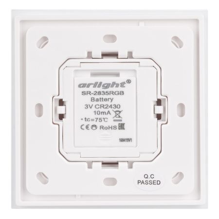 Оборудование Arlight 020944 Панель Rotary SR-2835RGB-RF-UP White (3V, RGB) (Arlight, IP20 Пластик, 3 года) по выгодной цене. Купить в Москве со скидкой.