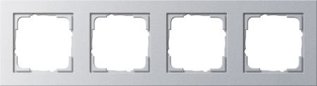 Gira 0214 25 Установочная рамка Gira E2 Цвет "алюминий"