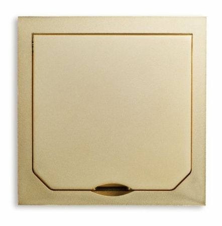 ABL 1471AUM КРЫШКА МЕТАЛЛИЧЕСКАЯ, ЗОЛОТО, МАТОВАЯ, IP41