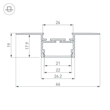 Оборудование Arlight 033693 Профиль PLS-LOCK-H19-T-HIDE-2000 (Arlight, Алюминий) по выгодной цене. Купить в Москве со скидкой.
