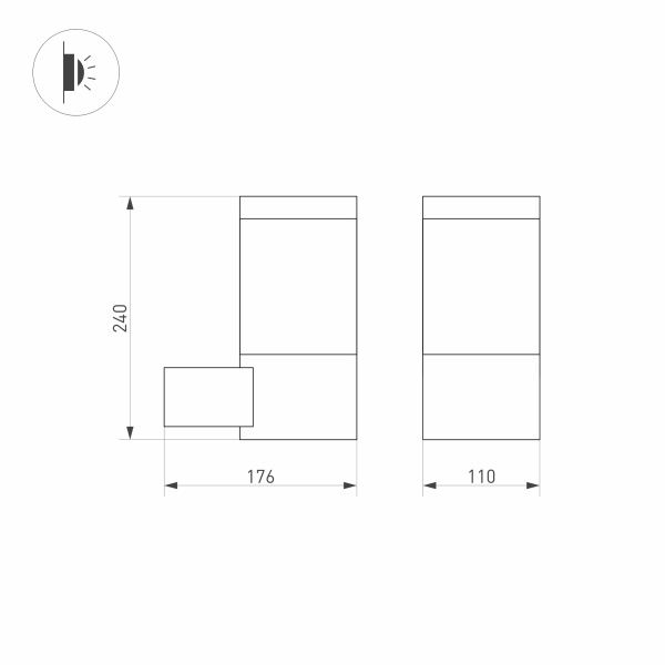 Оборудование Arlight 029985 Светильник LGD-STEM-WALL-10W Warm3000 (GR, 185 deg, 230V) (Arlight, IP65 Металл, 3 года) по выгодной цене. Купить в Москве со скидкой.