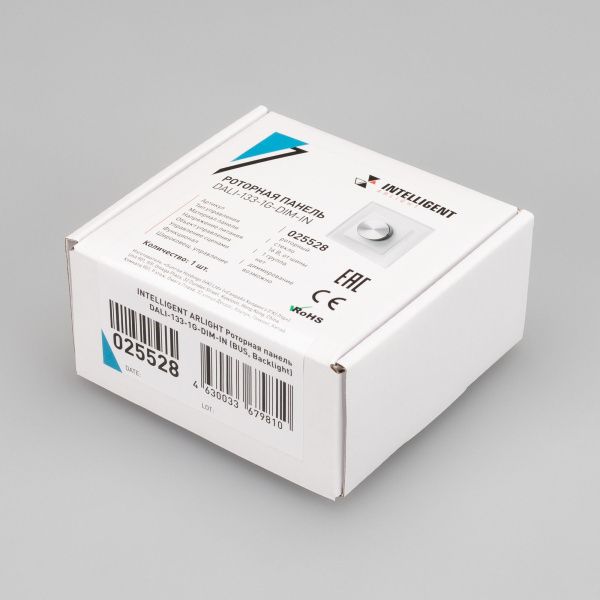 Оборудование Arlight 025528 INTELLIGENT ARLIGHT Роторная панель DALI-133-1G-DIM-IN (BUS, Backlight) (IARL, -) по выгодной цене. Купить в Москве со скидкой.