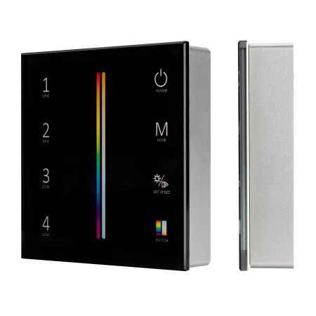 Arlight 028310 Панель Sens SMART-P55-MULTI Black (3V, 4 зоны, 2.4G) (Arlight, IP20 Пластик, 5 лет)