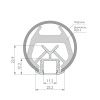 Оборудование Arlight 019181 Профиль KLUS-POR-F-1000 ANOD (Arlight, Алюминий) по выгодной цене. Купить в Москве со скидкой.