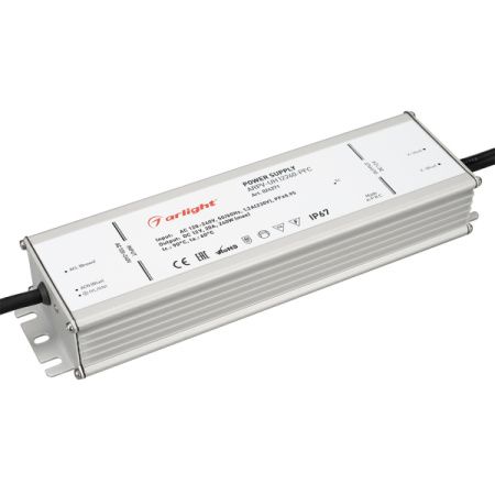 Arlight 024271 Блок питания ARPV-UH12240-PFC (12V, 20.0A, 240W) (ARL, IP67 Металл, 7 лет)