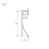 Оборудование Arlight 014909 Профиль с экраном ALU-WALL-US-2000 ANOD+FROST (Arlight, Алюминий) по выгодной цене. Купить в Москве со скидкой.