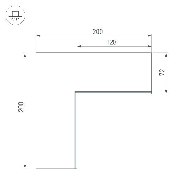 Оборудование Arlight 030130 Угол SL-LINIA55-FANTOM внутренний (Arlight, Металл) по выгодной цене. Купить в Москве со скидкой.