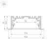 Оборудование Arlight 021178 Профиль с экраном S2-LINIA94-F-2500 ANOD+OPAL (Arlight, Алюминий) по выгодной цене. Купить в Москве со скидкой.