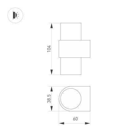 Оборудование Arlight 035559 Светильник SP-SPICY-WALL-MINI-TWIN-S104x39-2x3W Warm3000 (BK, 40 deg, 230V) (Arlight, IP20 Металл, 3 года) по выгодной цене. Купить в Москве со скидкой.